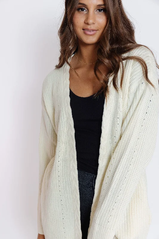 Othello Open Cardigan in Cream