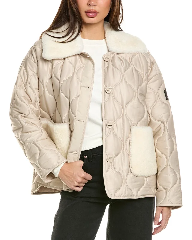 Mackage Kenzy Wool Shearling Jacket