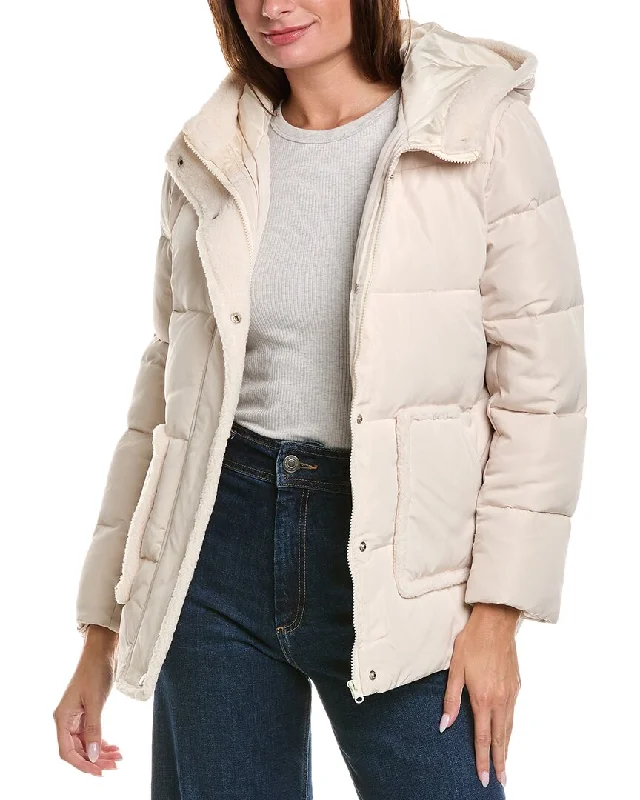 Pascale La Mode Quilted Puffer Coat