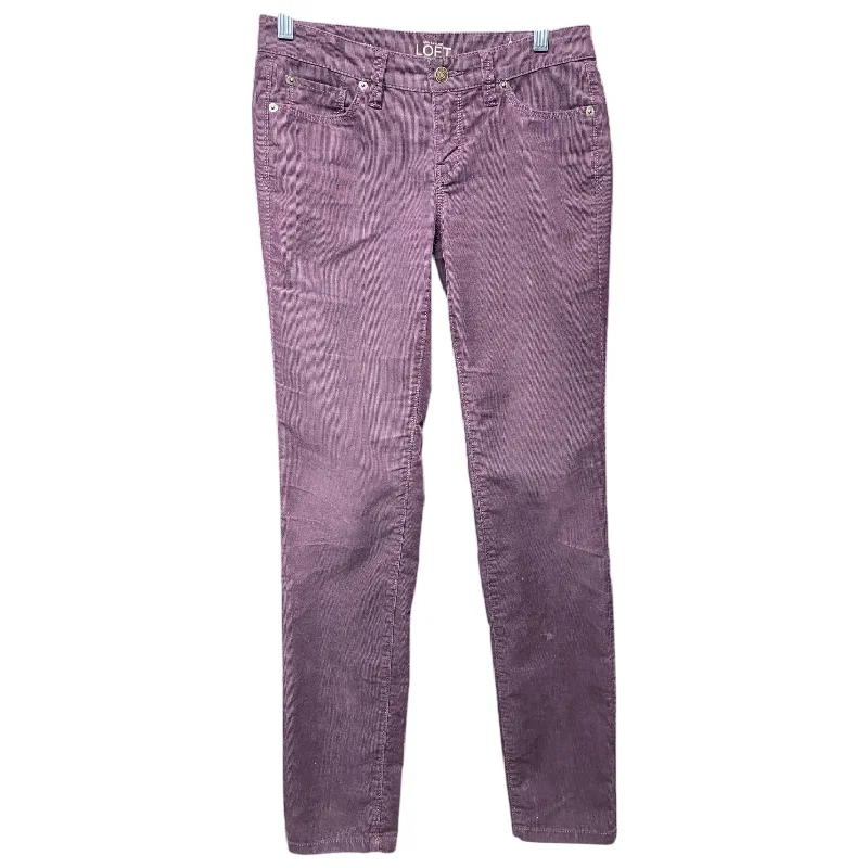 Jeans Skinny By Loft In Purple, Size: 0