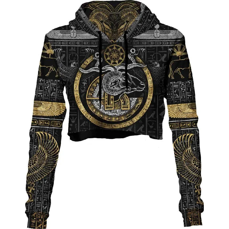 Khnum Crop Hoodie - Limited