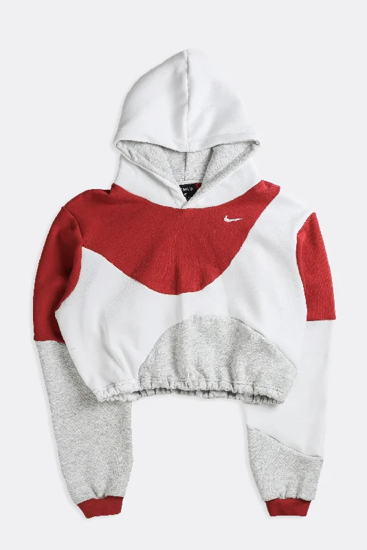 Rework Nike Wave Crop Sweatshirt - XS