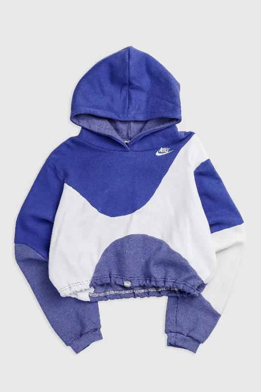 Rework Nike Wave Crop Sweatshirt - XS