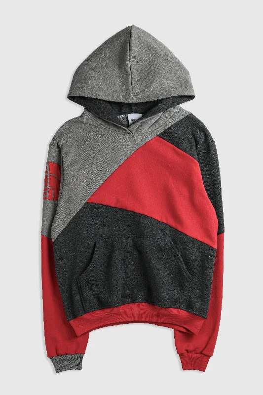 Rework North Face Patchwork Sweatshirt - XS