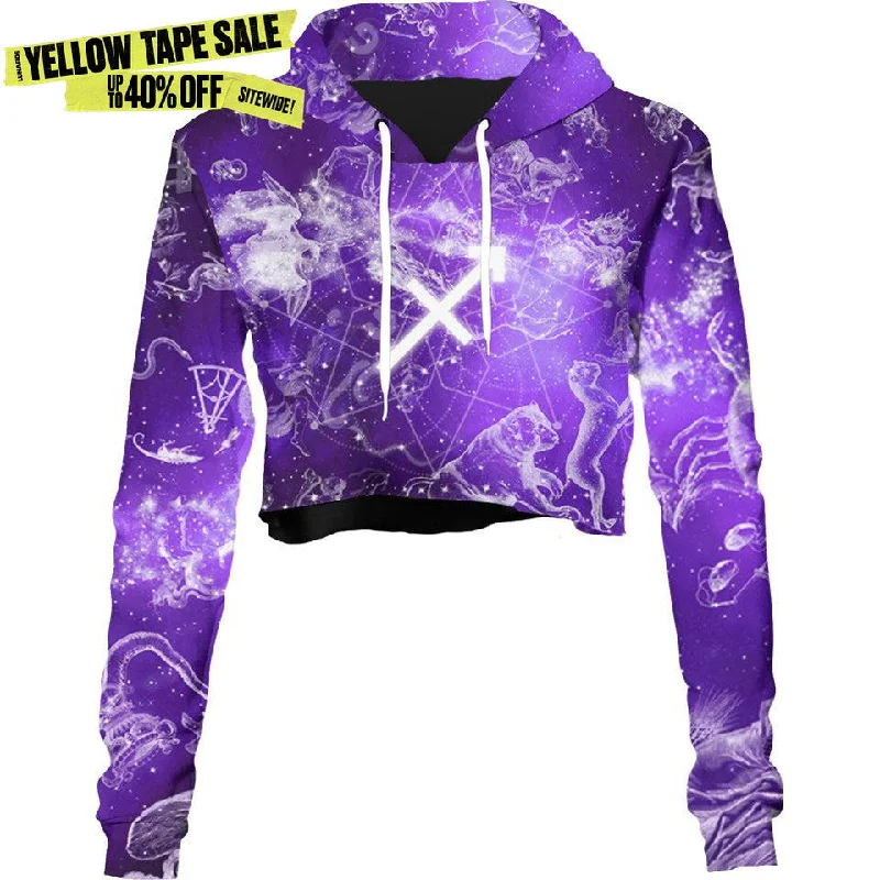 Sagittarius Crop Hoodie