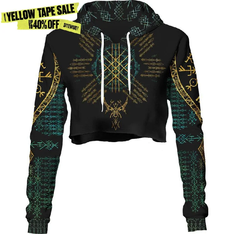 Web of Fate Crop Hoodie - Limited