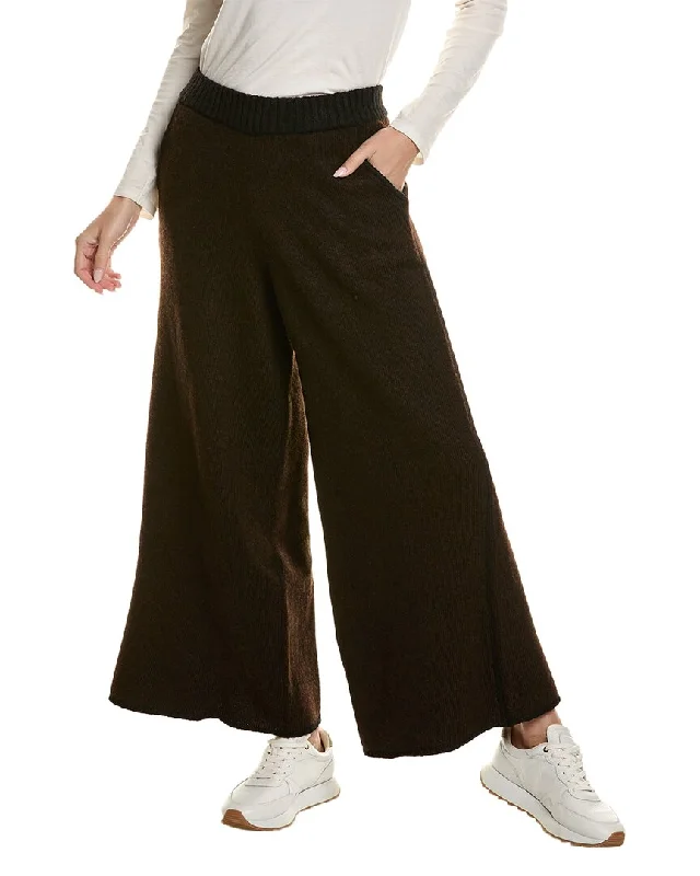 WeWoreWhat Piped Wide Leg Pull-On Pant