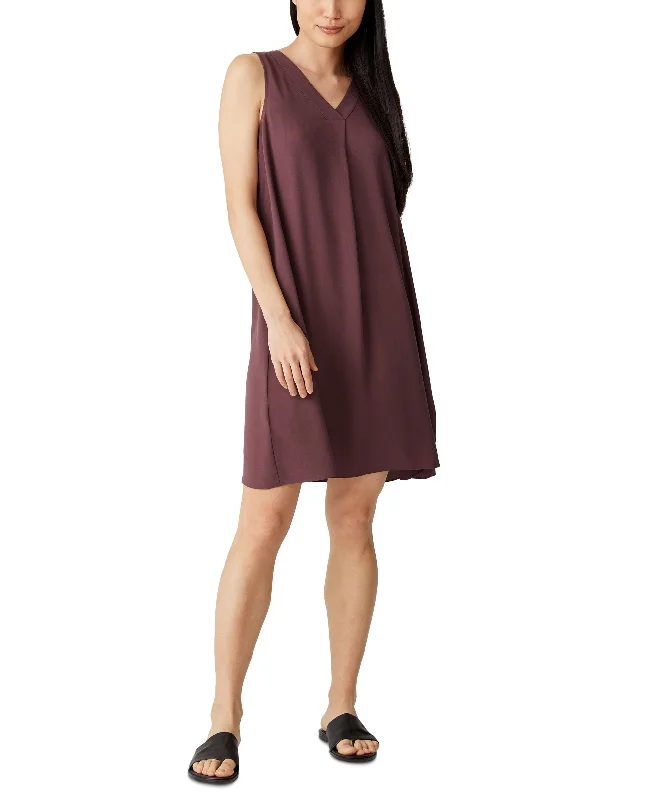 Eileen Fisher Silk Sleeveless Dress