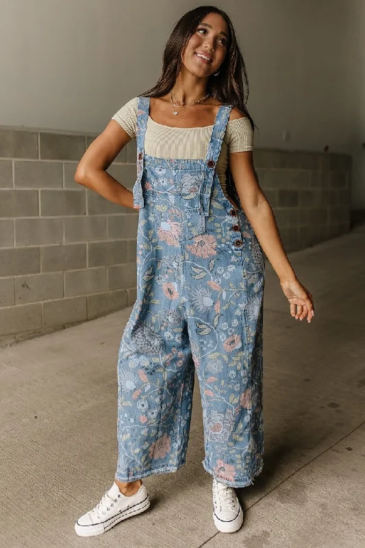 Frankie Floral Overalls