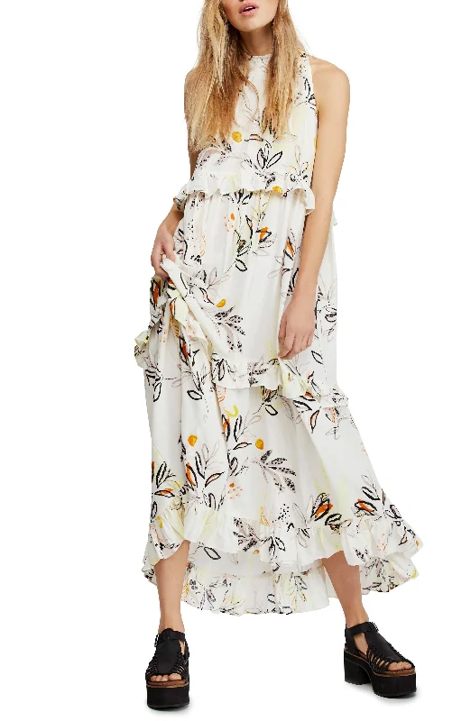 Free People Anita Cotton Printed Maxi Dress