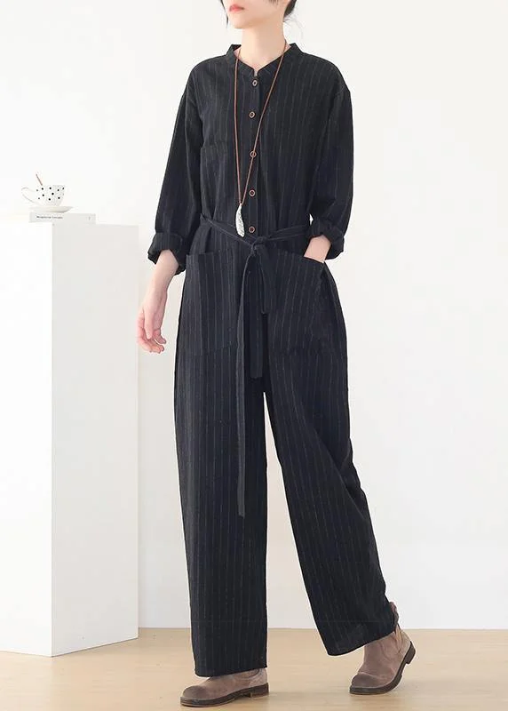 New black style foreign fashion jumpsuit casual all-match pants