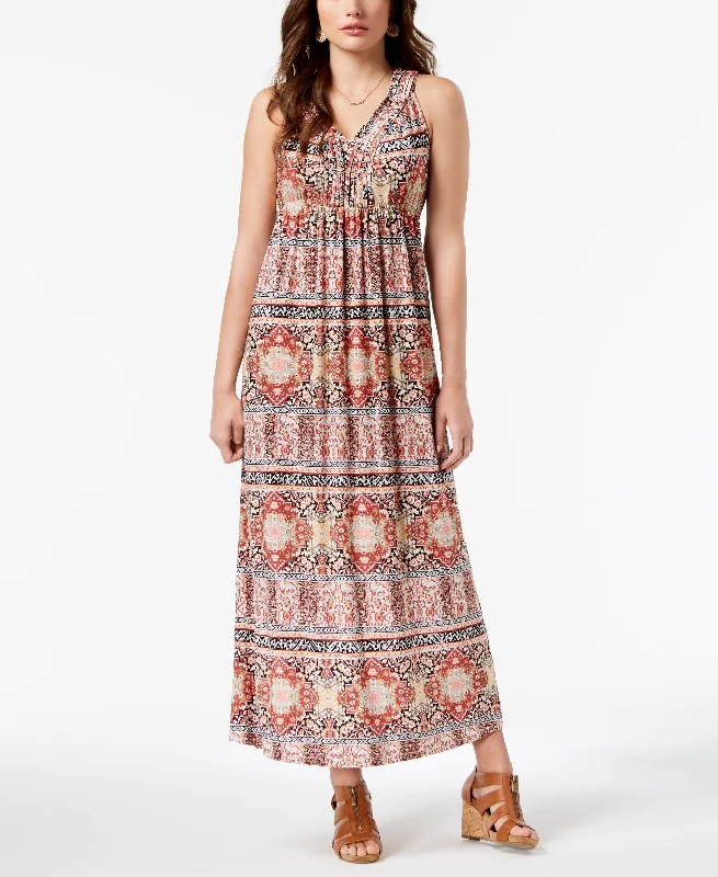 Style & Co Printed Maxi Dress