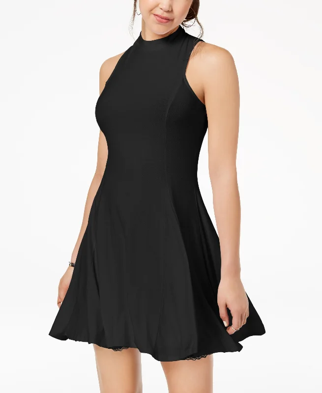 The Edit By Seventeen Juniors Cutout Fit Flare Dress