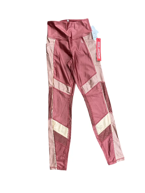 Athletic Leggings By Good American In Pink, Size: 0