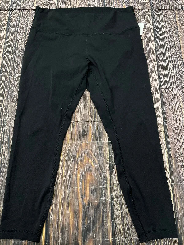 Athletic Leggings By Lululemon In Black, Size: 14