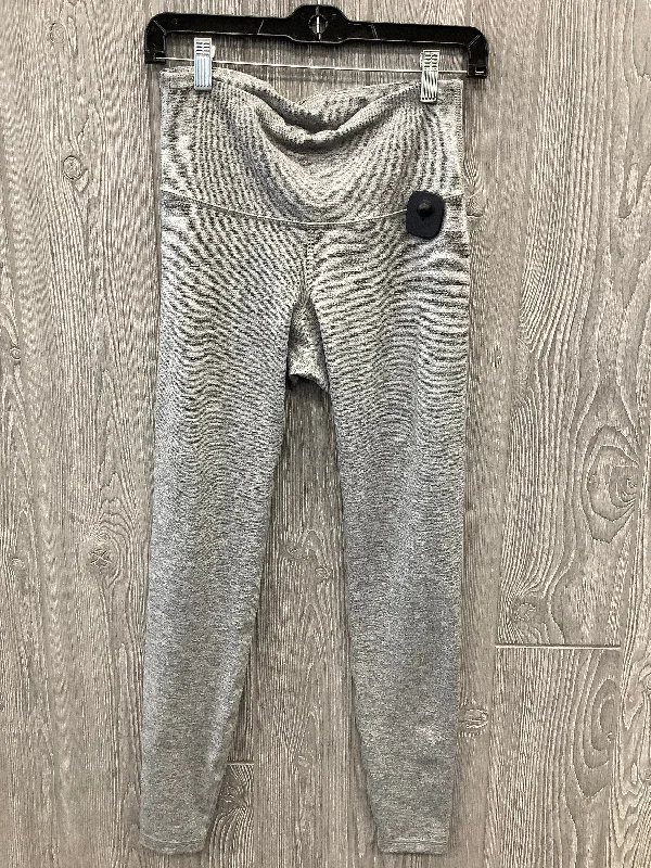 Athletic Leggings By Old Navy In Grey, Size: M