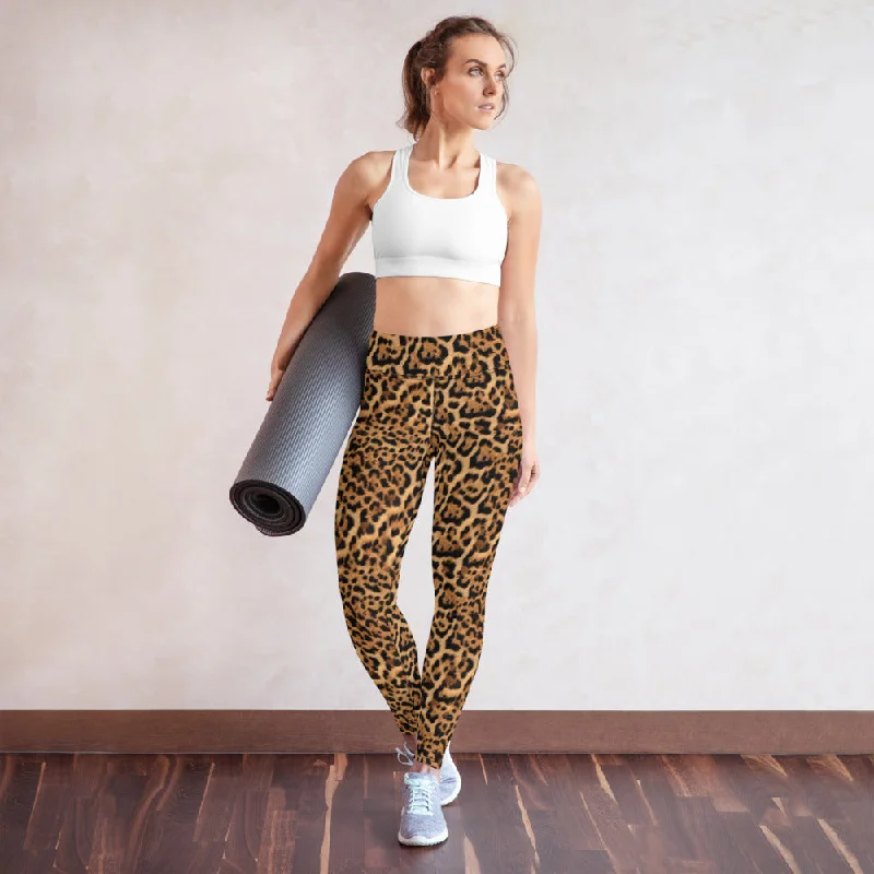 Leopard Print Yoga Leggings