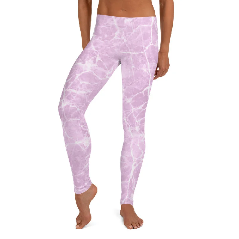 Pink Marble Leggings