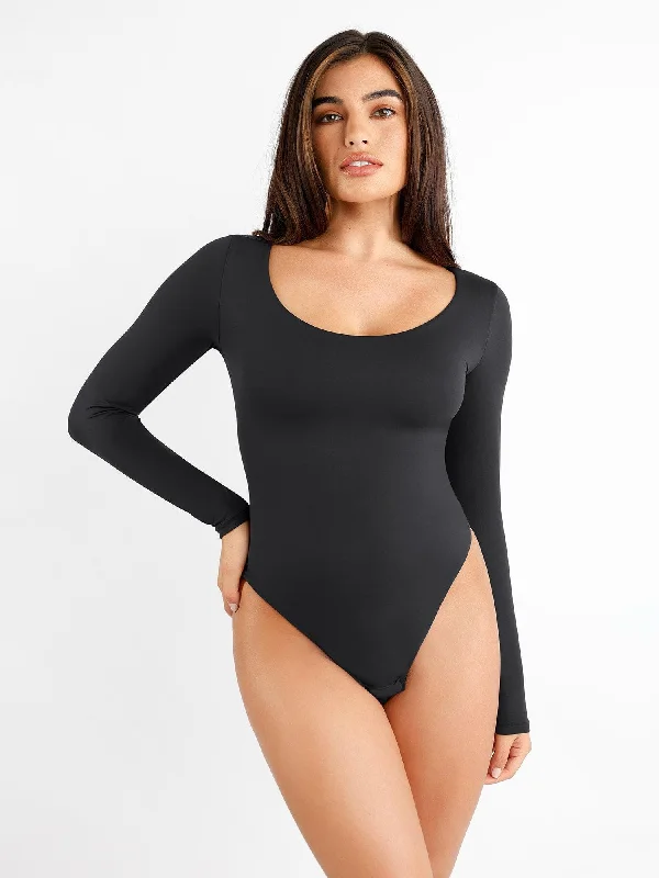 Shapewear CloudSense Scoop Neck Sculpting Bodysuit