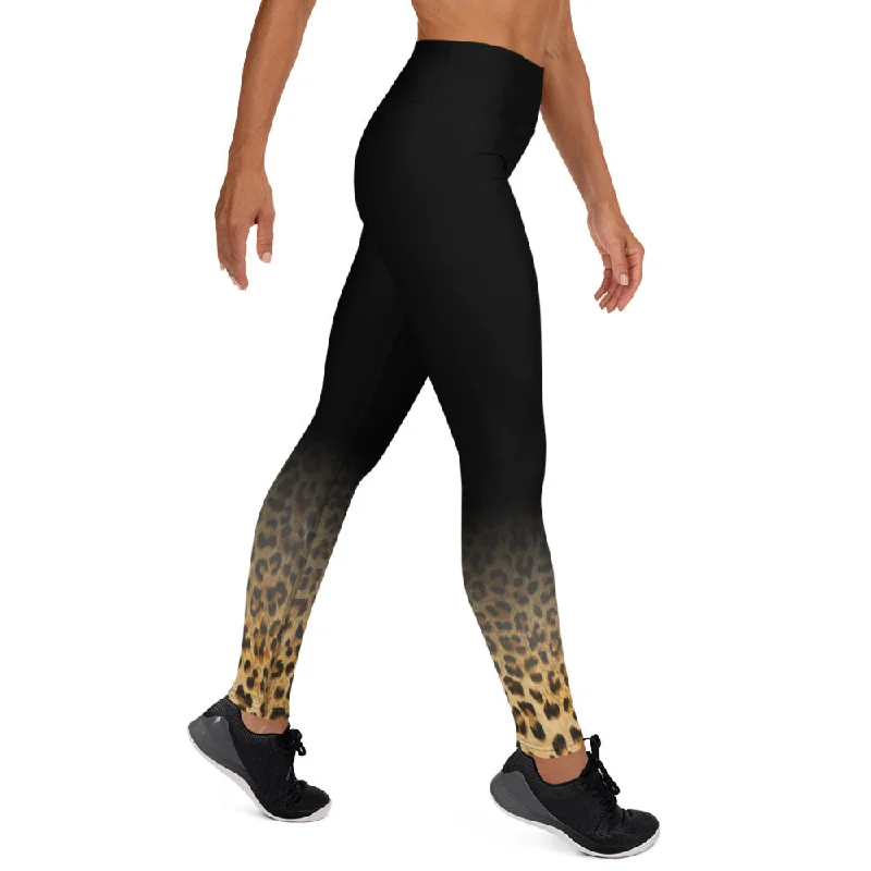 Shadow Leopard Yoga Leggings