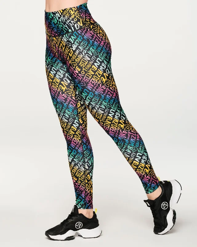 Zumba Joy High Waisted Ankle Leggings