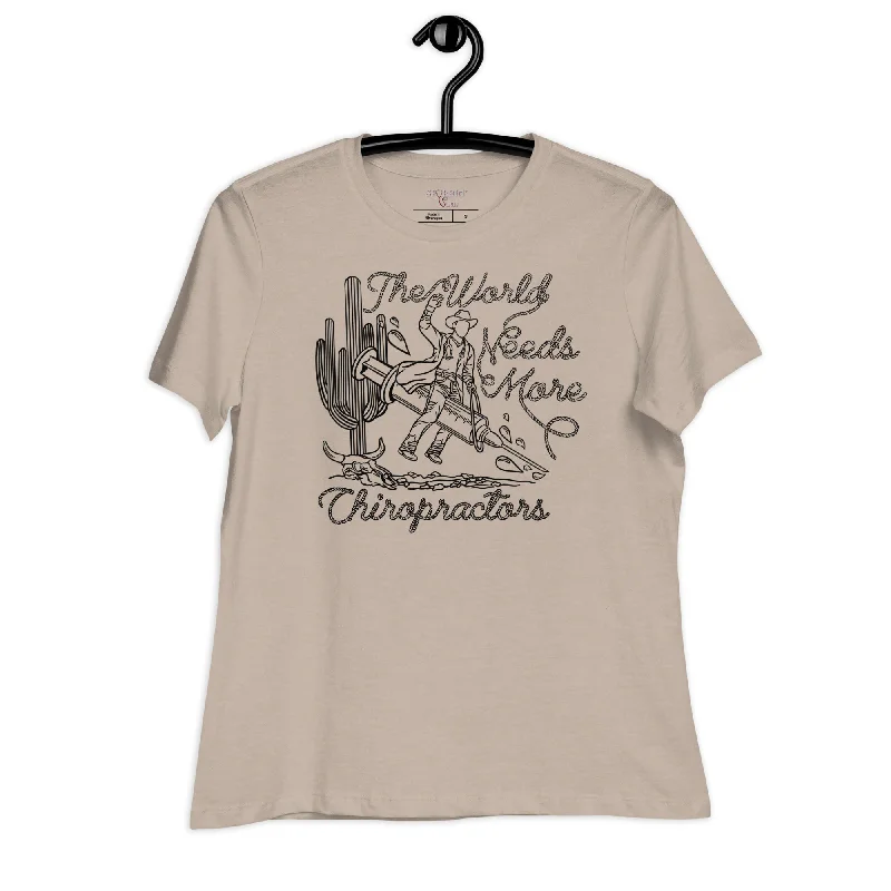 TWNM- Chiropractors Women's Relaxed T-Shirt Light Colors